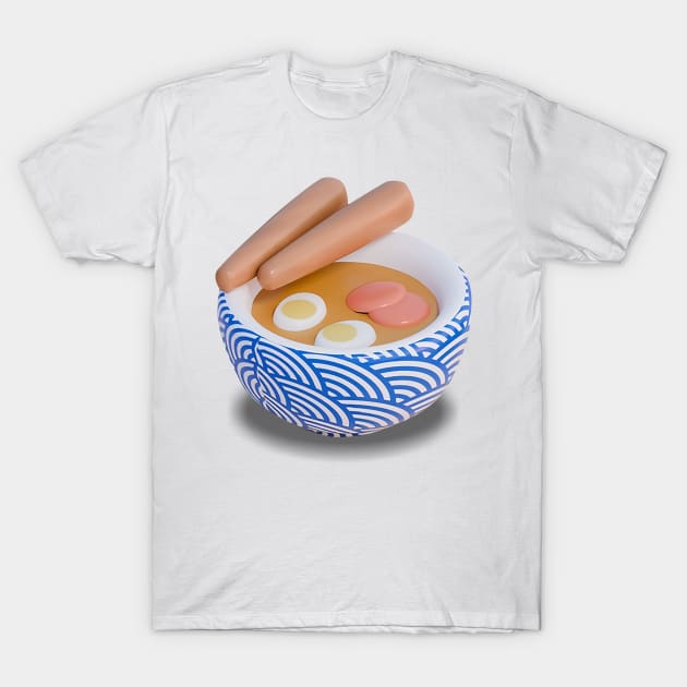 3D JAPANESE FOOD T-Shirt by CHEF🧑‍👩‍🍳ENCEK